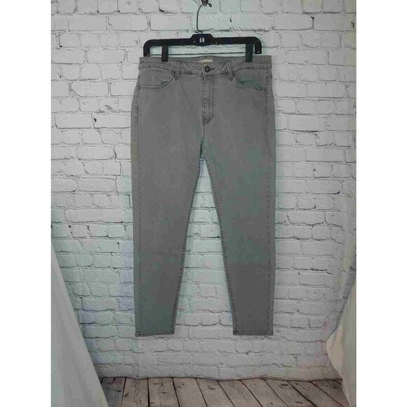 Uniqlo Womens Size 12 Washed Out Grey Skinny Jeans - Picture 1 of 3